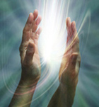 Energiefluss Hände, heilende Hände, Energiemassage, Chi, Prana